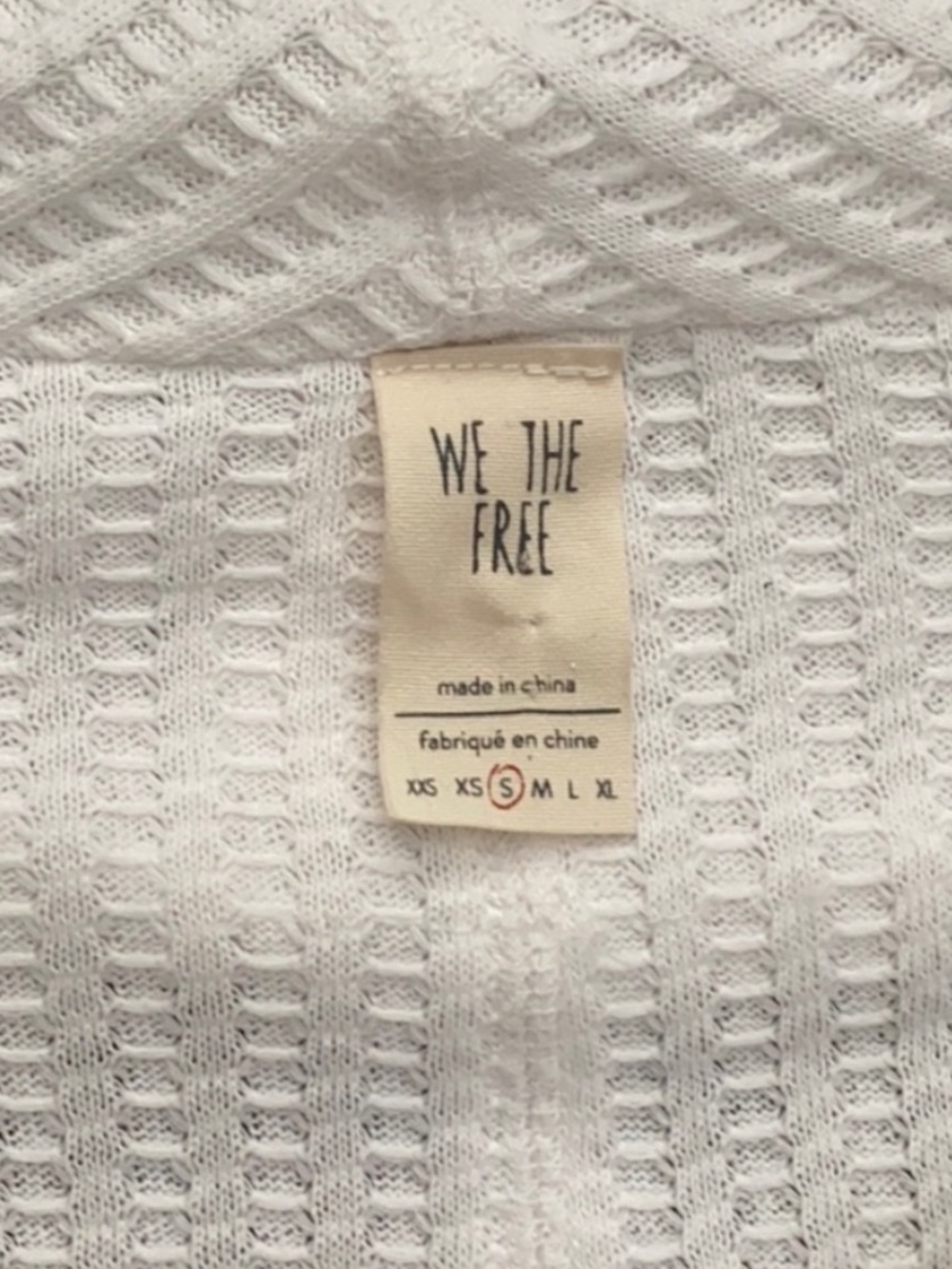 We the free waffle knit cowl neck crop - Picture 5 of 6